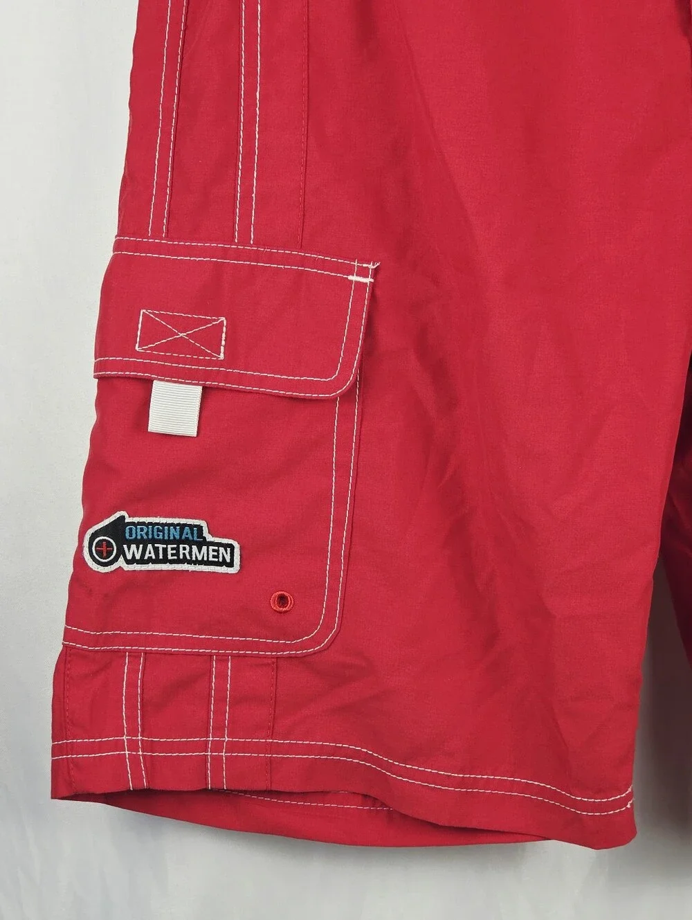 Original Watermen Junior Lifeguard Drawstring Cargo Swim Shorts Size JR Large